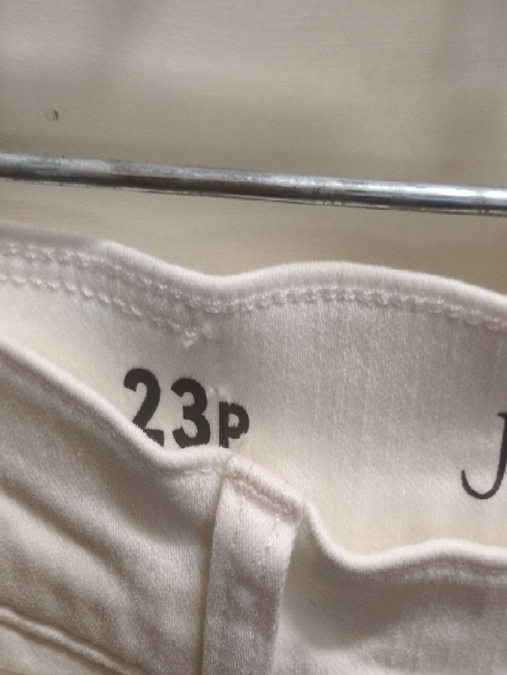 J. Crew White Bootcut Jeans - Women's Size 23P, Like New - Picture 3 of 6